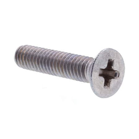 Prime-Line M2.5-0.45 x 12 mm Phillips Flat Machine Screw, Plain 316 Stainless Steel, 10 PK 9120810
